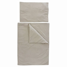 Soffi Soffi Baby ágynemû szett 2 részes 135x90 - 40x60cm apró csillag mintás bézs babaágynemű, babapléd
