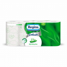 SOFIDEL HUNGARY KFT. Regina Delicate Refreshing Aloe toalettpapír 3 rétegű 8 tekercs higiéniai papíráru