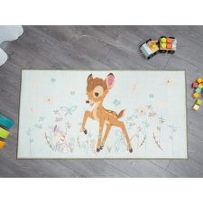 sofiteks DISNEY Bambi zöld mosható gyerekszőnyeg, gumis hátoldallal, 80x150cm lakástextília