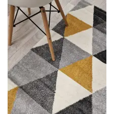 sofiteks FRESH modern szőnyeg, sárga-szürke, 200x290 lakástextília