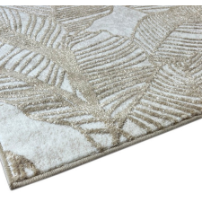 sofiteks PALMIRA "1482" 3D levél mintás szőnyeg, bézs, 160x220 lakástextília