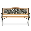 SOFOTEL Gardi Tulip kerti Pad háttámlával 123,5x74x48cm - Zöld, Natúr