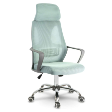 SOFOTEL Praga micro-hálós ergonomikus irodai forgószék világoskék forgószék