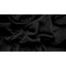  SOFT fekete mikroplüss lepedő 180x200 cm lakástextília