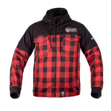 Softshell kabát W-TEC Black Heart Rozzer piros-fekete 4XL férfi kabát, dzseki