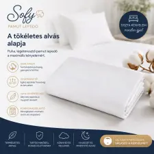  Sofy pamut lepedő – 180×220 lakástextília