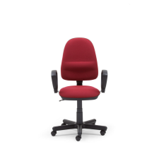 SOHOS Forgószék irodai PERFECT-PROFIL TS02, karfával, bordó forgószék
