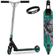 Soke Pro Freestyle kaszkadőr roller haladóknak Silver-Turquoise roller