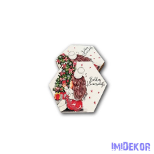 Sokszög karácsonyi 5db/csomag 6,5x7,5cm - Csajos Karácsony dekorációs kellék