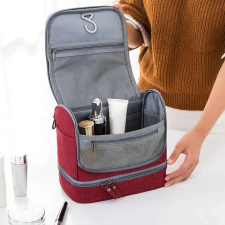 Sokzsebes unisex kozmetikai táska utazáshoz fekete aa-001141 smink kiegészítő