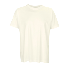 SOL&#039;S BOXY széles fazonú organikus férfi rövid ujjú póló SO03806, Creamy White-L férfi póló