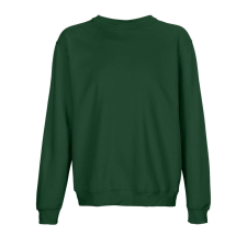SOL&#039;S Columbia, unisex környakas pulóver, SO04182-03814, Bottle Green-3XL férfi pulóver, kardigán
