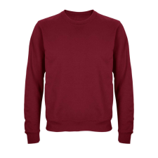 SOL&#039;S Columbia, unisex környakas pulóver, SO04182-03814, Burgundy-M férfi pulóver, kardigán