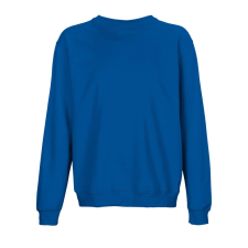 SOL&#039;S Columbia, unisex környakas pulóver, SO04182-03814, Royal Blue-S férfi pulóver, kardigán