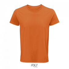SOL&#039;S CRUSADER férfi környakas rövid ujjú póló organikus pamutból SO03582, Orange-XL férfi póló