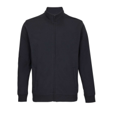 SOL'S elől végig cipzáros pulóver SO04240, Black-3XL