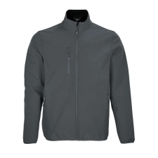 SOL&#039;S FALCON férfi softshell dzseki, 3 rétegű SO03827, Charcoal Grey-XL férfi kabát, dzseki