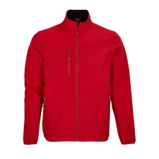SOL&#039;S FALCON férfi softshell dzseki, 3 rétegű SO03827, Pepper Red-S férfi kabát, dzseki