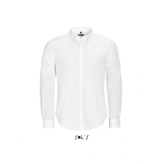 SOL'S Férfi ing SOL'S SO01426 Sol'S Blake Men - Long Sleeve Stretch Shirt -L, White