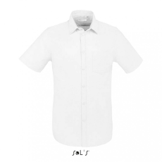 SOL'S Férfi ing SOL'S SO02921 Sol'S Brisbane Fit - Short Sleeve Oxford Men'S Shirt -3XL, White