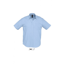 SOL'S Férfi ing SOL'S SO16010 Sol'S Brisbane - Short Sleeve Oxford Men'S Shirt -M, Sky Blue