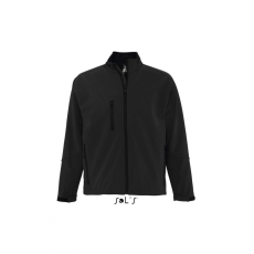 SOL'S Férfi kabát SOL'S SO46600 Sol'S Relax - Men'S Softshell Zipped Jacket -3XL, Black