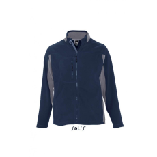 SOL'S Férfi kabát SOL'S SO55500 Sol'S nordic - Men’S Two-Colour Zipped Fleece Jacket -XL, Navy