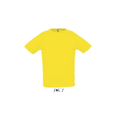 SOL'S Férfi póló SOL'S SO11939 Sol'S Sporty - Raglan Sleeved T-Shirt -S, Lemon