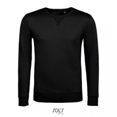 SOL'S Férfi pulóver SOL'S SO02990 Sol'S Sully - Men’S Round-neck Sweatshirt -L, Black