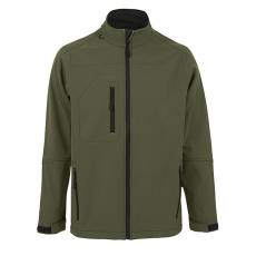 SOL'S Férfi RELAX vastag 3 rétegű softshell dzseki, SOL'S SO46600, Army-4XL