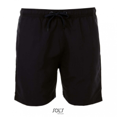SOL'S Férfi rövid nadrág SOL'S SO01689 Sol'S Sandy - Men'S Swim Shorts -XS, Black