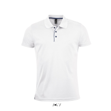 SOL'S férfi rövid ujjú galléros sport póló SO01180, White-XL