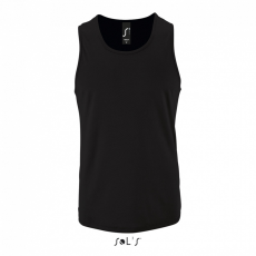 SOL'S Férfi SOL'S SO02073 Sol'S Sporty Tt Men - Sports Tank Top -S, Black