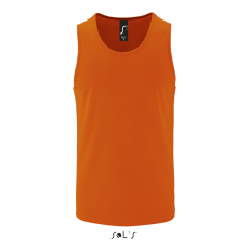 SOL'S férfi ujjatlan sport trikó SO02073, Neon Orange-2XL