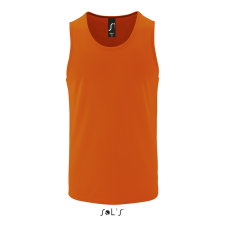 SOL&#039;S férfi ujjatlan sport trikó SO02073, Neon Orange-M atléta, trikó