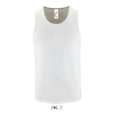 SOL'S férfi ujjatlan sport trikó SO02073, White-2XL atléta, trikó