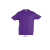 SOL'S Gyerek IMPERIAL KIDS környakas rövid ujjú pamut póló, SOL'S SO11770, Dark Purple-12A