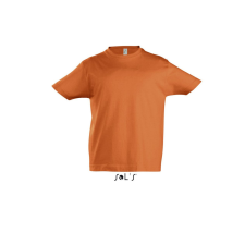 SOL&#039;S Gyerek IMPERIAL KIDS környakas rövid ujjú pamut póló, SOL&#039;S SO11770, Orange-10A gyerek póló