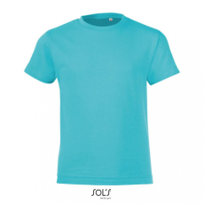 SOL'S Gyerek póló SOL'S SO01183 Sol'S Regent Fit Kids - Round neck T-Shirt -6A, Atoll Blue
