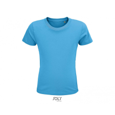 SOL&#039;S Gyerek póló SOL&#039;S SO03580 Sol&#039;S Crusader Kids - Round-neck Fitted Jersey T-Shirt -6A, Aqua gyerek póló