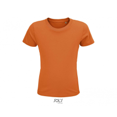 SOL'S Gyerek póló SOL'S SO03580 Sol'S Crusader Kids - Round-neck Fitted Jersey T-Shirt -8A, Orange