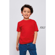 SOL'S Gyerek póló SOL'S SO11770 Sol'S Imperial Kids - Round neck T-Shirt -8A, Grey Melange