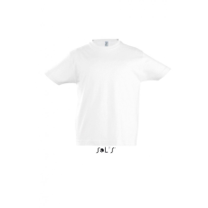 SOL'S Gyerek póló SOL'S SO11770 Sol'S Imperial Kids - Round neck T-Shirt -8A, White