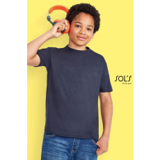 SOL'S Gyerek póló SOL'S SO11970 Sol'S Regent Kids - Round neck T-Shirt -12A, Grey Melange