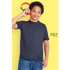 SOL'S Gyerek póló SOL'S SO11970 Sol'S Regent Kids - Round neck T-Shirt -2A, Grey Melange