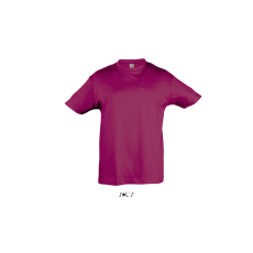 SOL'S Gyerek REGENT KIDS környakas rövid ujjú pamut póló, SOL'S SO11970, Fuchsia-10A