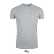 SOL'S IMPERIAL keskeny szabású rövid ujjú férfi póló SO00580, Grey Melange-2XL