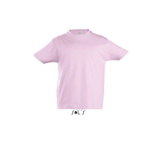 SOL&#039;S IMPERIAL KIDS környakas rövid ujjú gyerek pamut póló SO11770, Medium Pink-4A gyerek póló