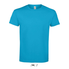 SOL'S IMPERIAL környakas férfi rövid ujjú pamut póló SO11500, Aqua-4XL