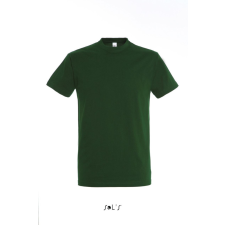 SOL&#039;S IMPERIAL környakas férfi rövid ujjú pamut póló SO11500, Bottle Green-S férfi póló